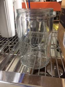 LOT OF GLASS QUART SIZE MEDICAL JARS
