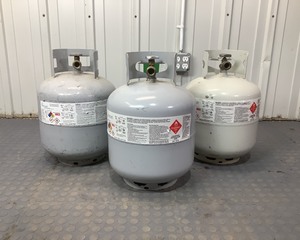 lot 83 image: Three Propane Tanks