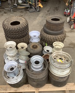 lot 86 image: Assorted Wheels and Tires