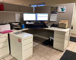 lot 123 image: Allsteel Office DeskCubicle