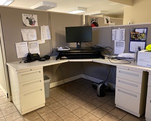 lot 120 image: Allsteel Office DeskCubicle