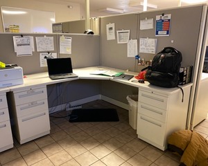 lot 119 image: Allsteel Office DeskCubicle
