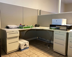 lot 110 image: Allsteel Office DeskCubicle