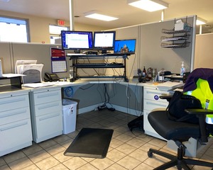 lot 112 image: Allsteel Office DeskCubicle