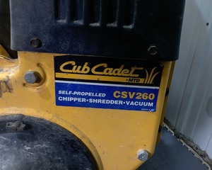 lot 5 image: Cub Cadet ChipperShredder