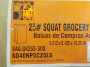 Case of 500 - 8.3 x 6.1 x 15.25 Bro...