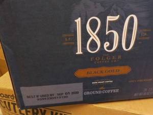 Case of 1850 Folgers Black Gold Cof...