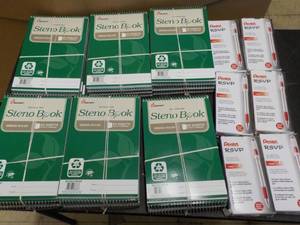 Steno Books and Pentel Pens...