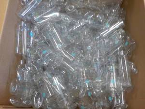 Large Box of Sample Plastic Bottles...