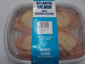 2 lb. Pkg Frozen Atlantic Salmon wi...