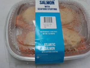 2 lb. Pkg Frozen Atlantic Salmon wi...