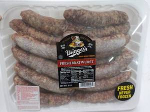 5 lb. pkg Frozen Usingers Bratwurs...