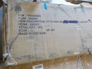 Pallet of Furniture, owner says eac...