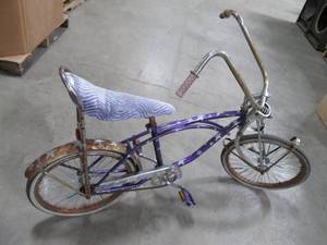 Girls 26 Banana Seat Bicycle. Meta...