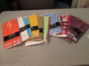 Lot of 12 packages of disposable ta...