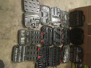 Lot of assorted Husky Mechanic Tool Sets Customer Returns various conditions see pictures