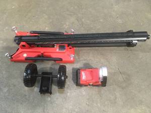Milwaukee 3000 MX FUEL Compact Core Drill Stand open box review pictures