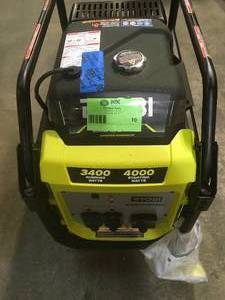 Ryobi RYi4022X 4000 Watt Gasoline Powered Digital Inverter Generator in like new condition
