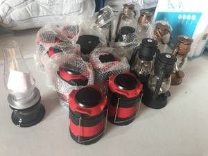 lot 92 image: Brand New Variety Lot of Seventeen Lantern & Pop-Up LED CampingOutdoor Lights