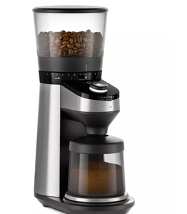 lot 5 image: Brand New OXO BREW Stainless Steel Conical Burr Coffee Grinder w Integrated Scale