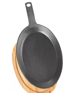 lot 37 image: Brand New Martha Stewart Collection Cast Iron Fajita Pan & Base Created for Macys