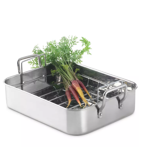 lot 39 image: Brand New Martha Stewart Collection Open Rectangular Roaster