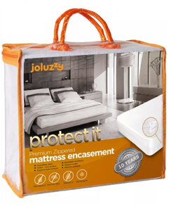 lot 100 image: Brand New Joluzzy Hypoallergenic Waterproof Twin Size Mattress Protector