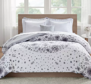 lot 129 image: Brand New Intelligent Design Emma Queen 8 Piece Comforter & Sheet Set