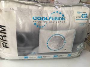 lot 79 image: Brand New SensorGel Cool Fusion Medium Density Standard Bed Pillow with Cooling Gel Beads