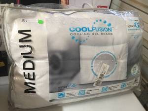 lot 81 image: Brand New SensorGel Cool Fusion Medium Density Standard Bed Pillow with Cooling Gel Beads