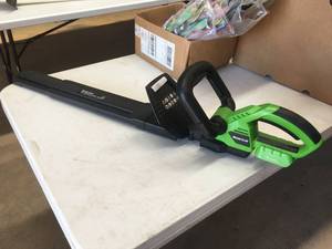 lot 125 image: Brand New Mastercraft 20V Cordless Hedge Trimmer-No Battery Included