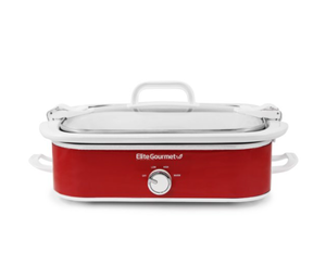 lot 22 image: Brand New Elite MST-5240 3.5-Qt. Slow Cooker with Locking Lid
