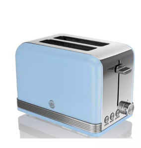 lot 30 image: Brand New Salton Swan Retro 2-Slice Toaster