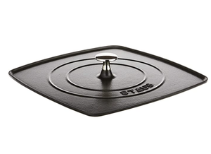 lot 56 image: Brand New STAUB Cast Iron Square Grill Press