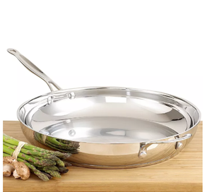 lot 62 image: Brand New Cuisinart Chefs Classic Stainless Stainless Steel 14 Skillet