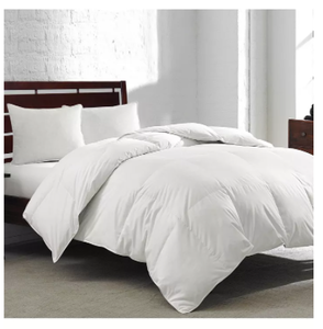 lot 90 image: Brand New Royal Luxe White Goose Feather & Down 240-Thread Count Twin Comforter