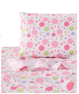 lot 91 image: Brand New Lot of Two Levtex Home Merrill Girls Twin Sheet Sets