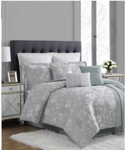 lot 105 image: Brand New Pem America Jardin 10 Piece Queen Comforter Set, Created for Macys