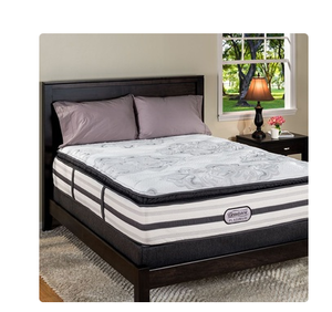 lot 145 image: Brand New Simmons Beautyrest Platinum Tawny Pillowtop King Mattress