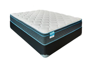 lot 147 image: Brand New Sleepys Calm 9 Euro Top Memory Foam King Mattress