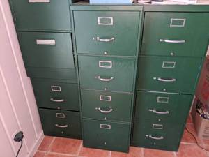 lot 138 image: Four Metal File Cabinets