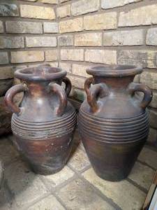 lot 179 image: Pair of Decorative Pier 1 Urns