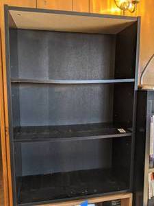 lot 160 image: Black Fiberboard Book Case