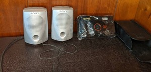 lot 102 image: Argus Film Camera & Sony Speakers