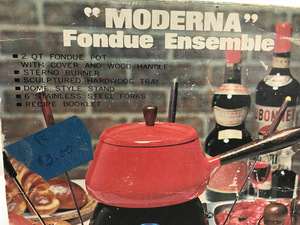 Vintage Fondue Ensemble Moderna