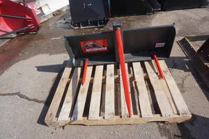 Brand New Grey Wolf Brand Universal Mount Bobcat Skid Loader Skid Steer Bale Handling Attachment