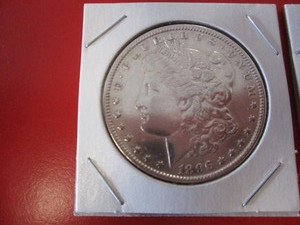 1896-P Morgan Silver Dollar and 1926-S Peace Silver Dollar