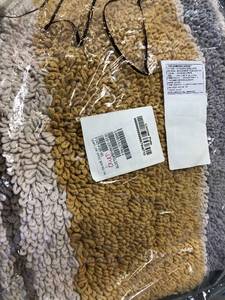 lot 117 image: Chunky Loop Marigold Stripe 24 in. x 40 in. Cotton Bath Rug, VK16-24X40-MARGLDSTR, NEW