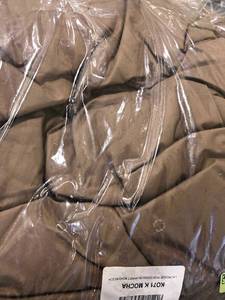 lot 144 image: LaCrosse Down Mocha Cotton King Blanket, KO71-K-MOCHA, NEW