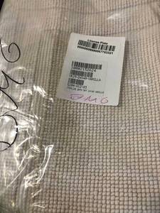 lot 168 image: Legends Sterling Vanilla 24 in. x 40 in. Cotton Reversible Bath Mat, VK29-24X40-VANILLA, NEW